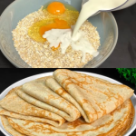 Crêpes dorées au lait d’avoine