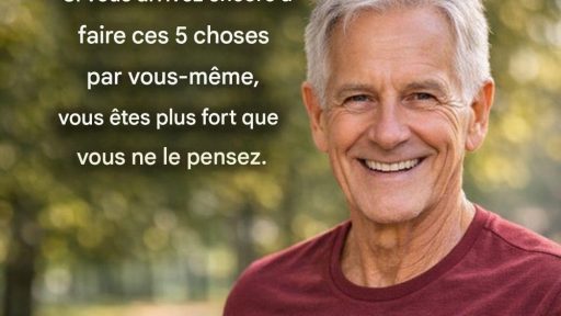 Entre 65 et 85 ans : si vous êtes encore capable de faire ces 5 choses par vous-même, vous êtes plus fort que vous ne le pensez.