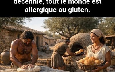 5 000 ans à manger du pain et soudain, en l’espace d’une décennie, tout le monde est allergique au gluten