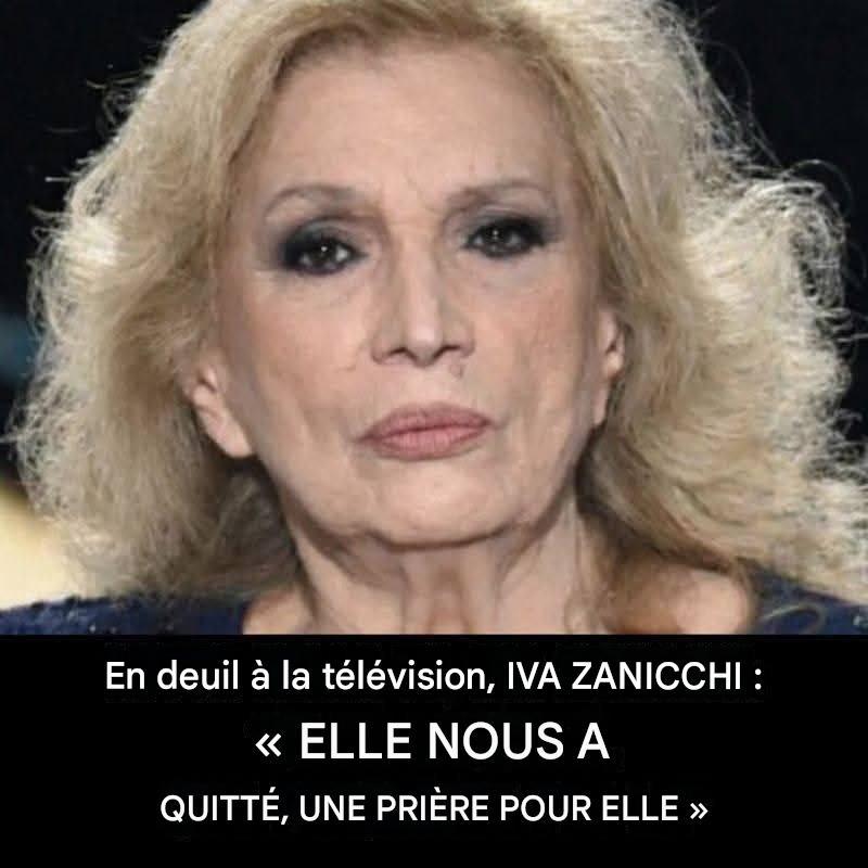 En deuil à la télévision, Iva Zanicchi : « Elle nous a quittés, une prière pour elle » (1/2)
