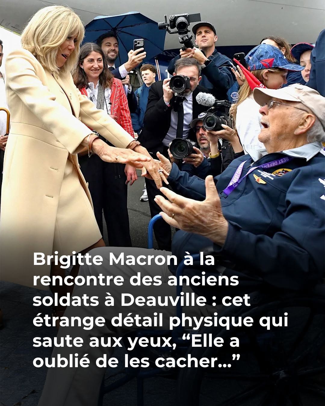 “Mon meilleur moment du mandat…” : Brigitte Macron émue à Deauville, elle rend un hommage bouleversant aux vétérans