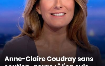 Anne-Claire Coudray sans soutien-gorge : “J’en suis vraiment désolé” : elle en dévoile un peu trop en plein JT, provoquant la polémique