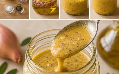 Vinaigrette rapide meilleure qu’au restaurant, durée de conservation quasi illimitée