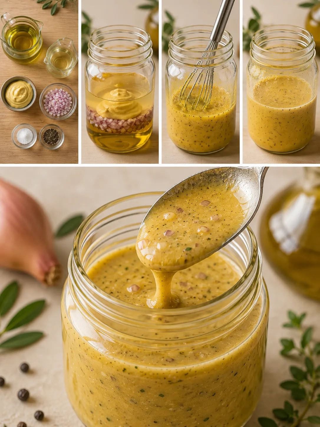 Vinaigrette rapide meilleure qu’au restaurant, durée de conservation quasi illimitée