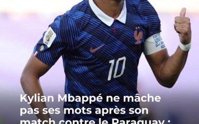« Je me suis énervé » : Kylian Mbappé révèle une friction pendant le match contre le Paraguay