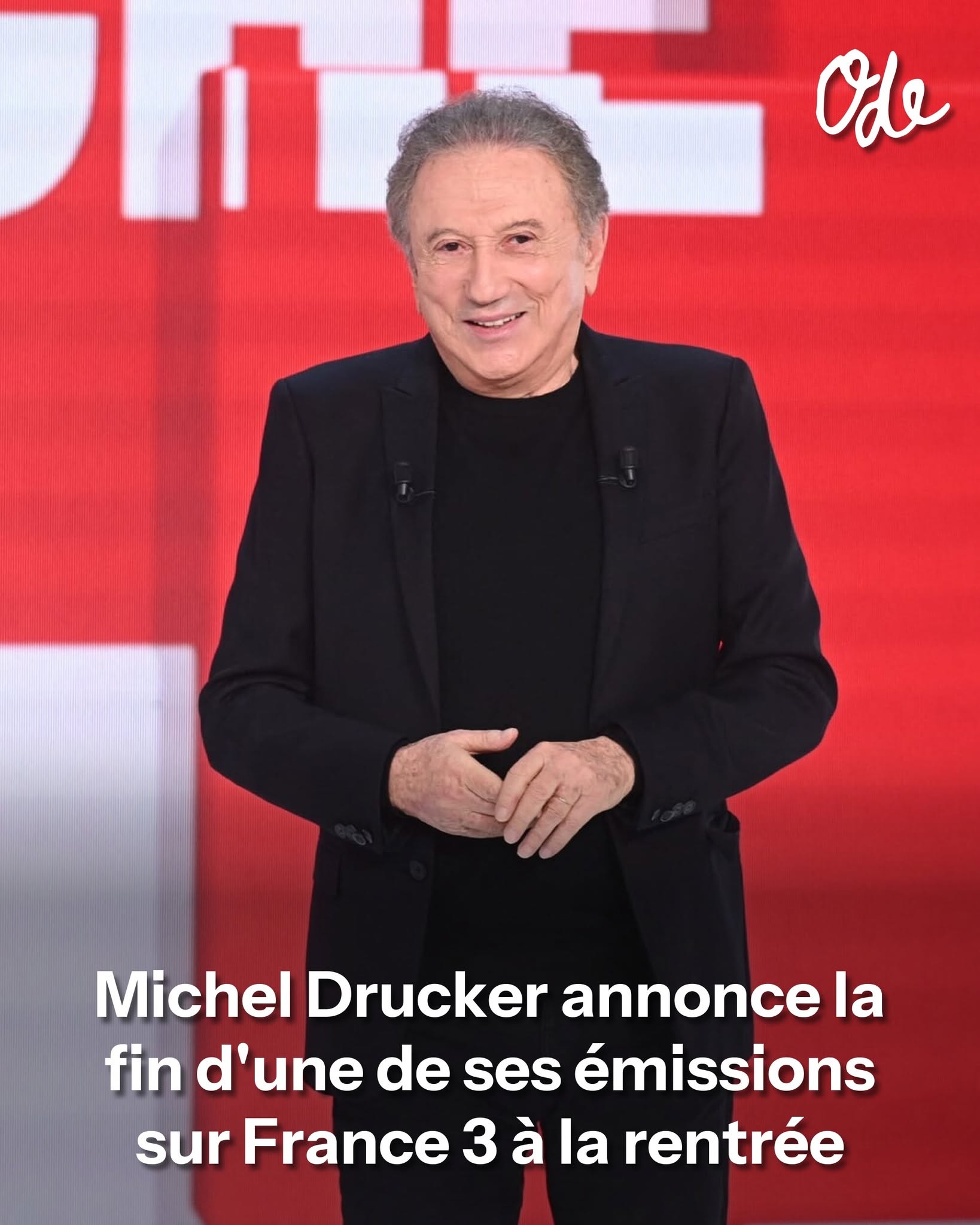 Une nouvelle inattendue… Pour des raisons budgétaires, Michel Drucker annonce la fin d’une de ses émissions