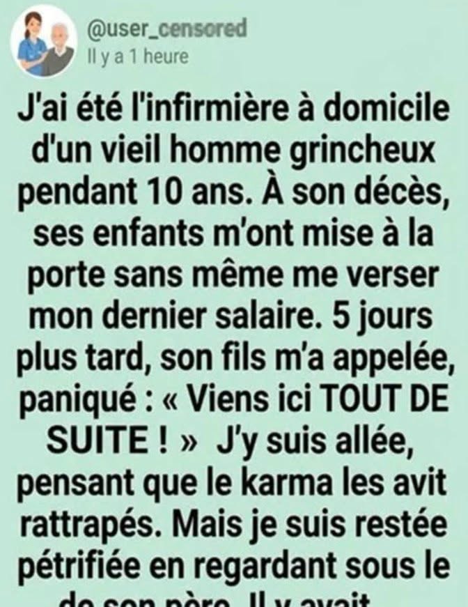 Un millionnaire a caché une enveloppe sous son lit pour son aide-soignante : une histoire de reconnaissance silencieuse