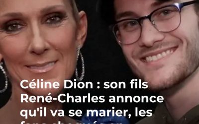 Céline Dion : son fils René-Charles va se marier avec sa compagne, Angélique Weckenmann