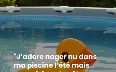 “J’adore nager nu dans ma piscine l’été mais ma voisine n’arrête pas de se plaindre” : que dit la loi ?