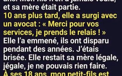 À 18 ans, mon petit-fils est revenu vers moi en larmes : une leçon de vie inattendue
