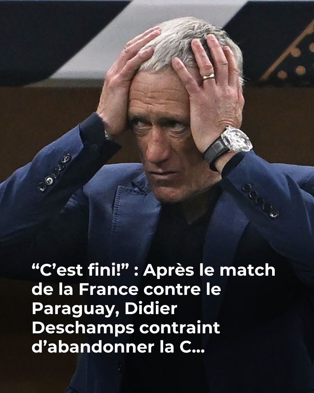 Après la victoire des Bleus face au Paraguay, samedi 4 juillet 2026, en huitièmes de finale, Didier Deschamps a révélé en conférence de presse avoir été la cible d’insultes durant la rencontre. Le sélectionneur des Bleus n’a pas caché sa contrariété.  La qualification était là, le score aussi : 1-0, grâce à un pénalty de Kylian Mbappé. Mais derrière la victoire des Bleus face au Paraguay en huitièmes de finale de la Coupe du monde 2026, une ombre plane. En conférence de presse, Didier Deschamps a choisi de ne pas passer sous silence ce qu’il dit avoir vécu sur le bord du terrain. Le sélectionneur des Bleus a d’abord évoqué l’arbitrage durant le match : “Je ne vais pas critiquer l’arbitre mais on finit le match avec trois cartons jaunes alors que j’ai vu beaucoup de choses.”   Puis, le chef des Bleus a évoqué le comportement des joueurs de l’équipe du Paraguay. Selon l’entraîneur, certaines insultes auraient été prononcées à son encontre : “Je ne vais pas critiquer le Paraguay, chaque équipe joue comme elle peut mais les insultes, je m’en serais bien passé.” Didier Deschamps a ajouté : “Surtout certaines…”, laissant entendre que certains mots avaient été plus blessants que d’autres. L’entraîneur s’est finalement raccroché à l’essentiel : la victoire et un comportement exemplaire des Bleus sur le terrain. “Le plus important, c’est qu’il n’y ait pas d’embrouilles à la fin. Mais c’est de la littérature puisqu’on est qualifiés”, a-t-il déclaré, comme le rapporte par So Foot, samedi 4 juillet 2026.  L’entraîneur du Paraguay nie les insultes Interpellé sur ces accusations, Gustavo Alfaro, sélectionneur du Paraguay, a fermement démenti tout comportement déplacé de la part de son équipe. “On ne peut pas tomber aussi bas dans le football. Jamais. Honnêtement, je n’ai jamais entendu ce genre d’insultes. Et connaissant mon staff, je suis convaincu qu’aucun d’entre eux ne se comporterait de cette manière”, a-t-il affirmé, refusant de “présenter des excuses pour quelque chose qui, à sa connaissance, ne s’est pas produit.”