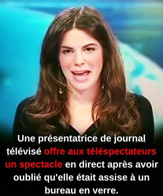 Une présentatrice victime d’un gros incident en plein journal