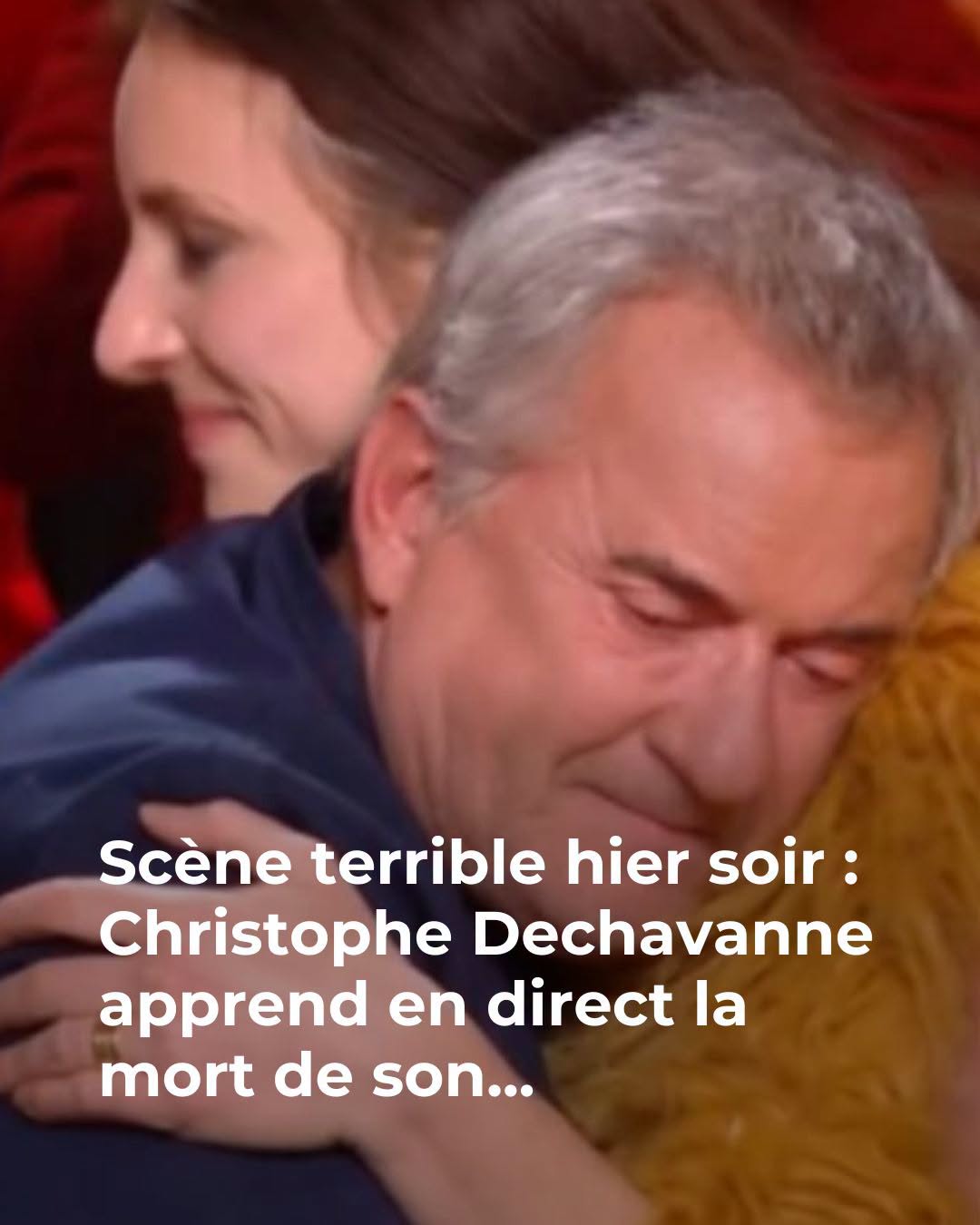 Christophe Dechavanne en larmes, a fait “le deuil” de son fils : “C’est très difficile à vivre”