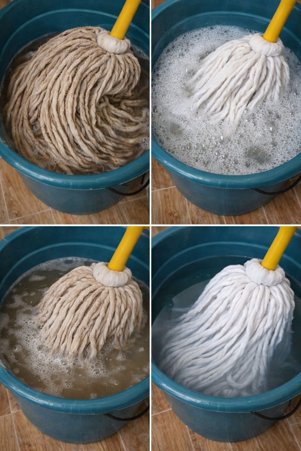 Balai-serpillère très sale, ne le rachètez pas : une goutte de cet ingrédient et il sera comme neuf.