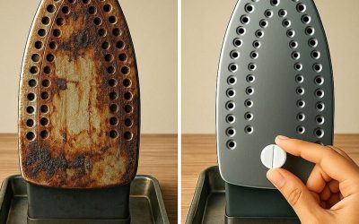 Astuce maison pour nettoyer votre fer à repasser et lui redonner un aspect neuf
