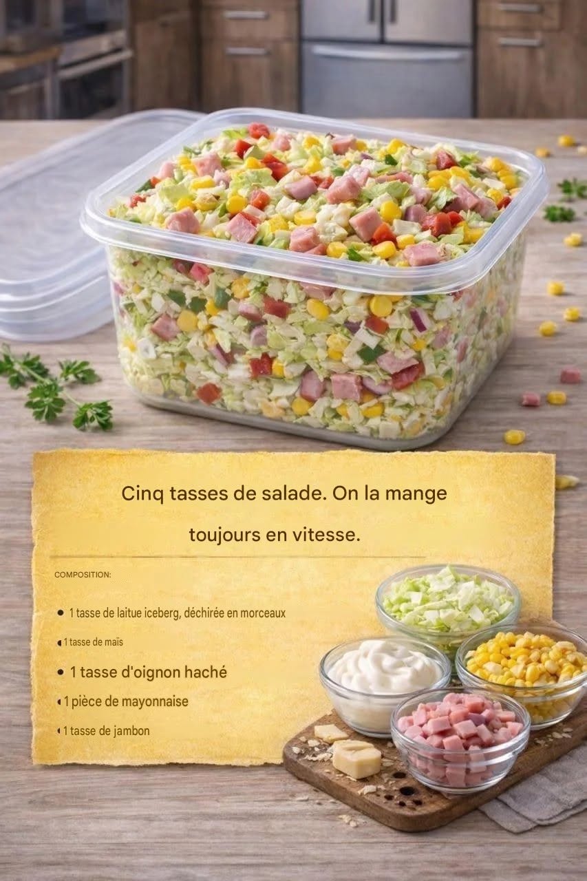 salade de 5 tasses