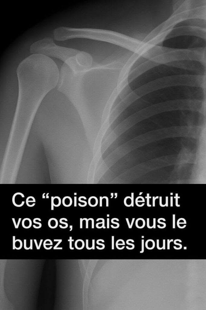 Ce « poison » endommage vos os – et vous en buvez tous les jours !