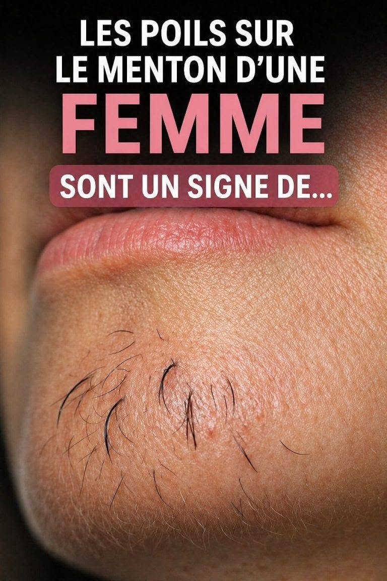 Si vous êtes une femme avec des poils au menton, soyez attentive. Voici ce que cela signifie