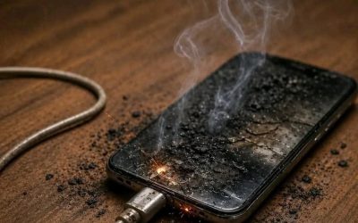 Avertissement : Ne branchez jamais le chargeur de cette façon… voir plus…