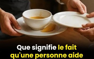 La psychologie décrypte ce que révèle notre geste d’aider un serveur à débarrasser