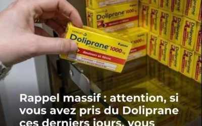 Des Doliprane buvables rappelés à cause d’un problème de fabrication